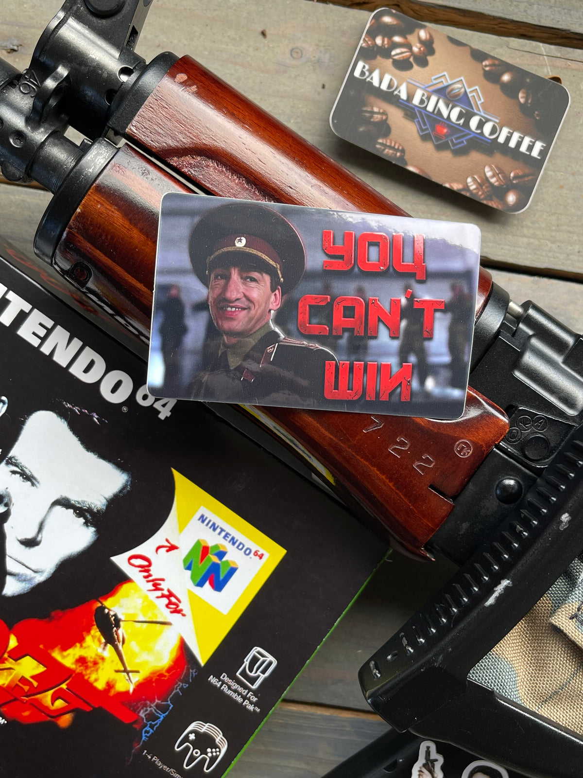General Ourumov - “You Can’t Win.” Sticker