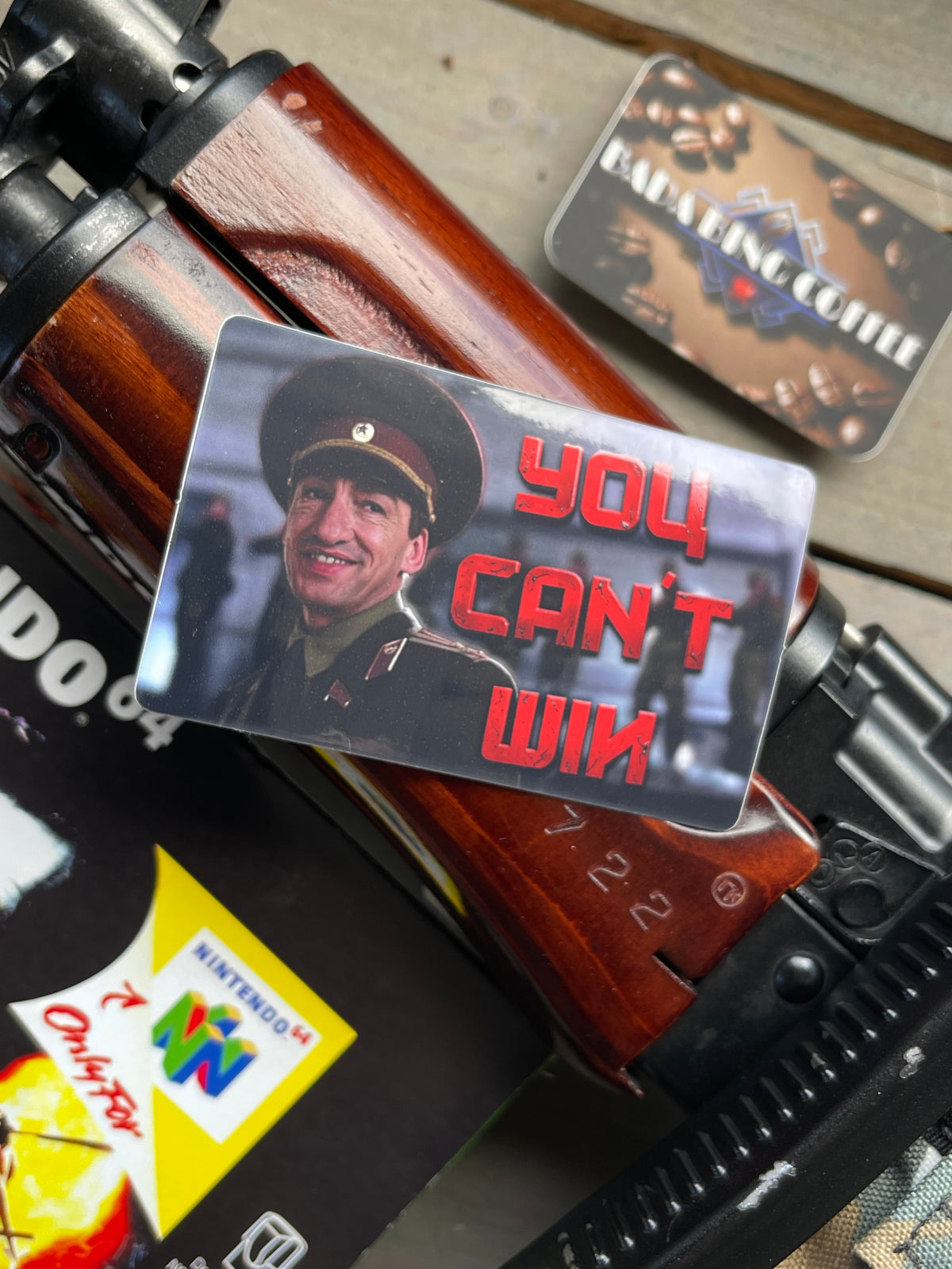 General Ourumov - “You Can’t Win.” Sticker
